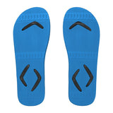 Men's Black/Blue Thongs - Boomerangz Footwear