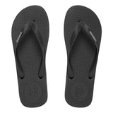 Men's Black/Teal Thongs - Boomerangz Footwear