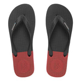 Men's Black/Grey/Red Thongs - Boomerangz Footwear