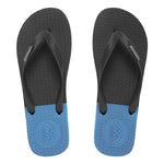 Men's Black/Grey/Blue Thongs - Boomerangz Footwear
